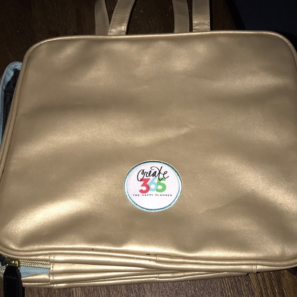 Storage Case - The Happy Planner -like new gold